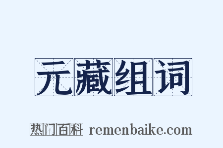 元藏组词是什么意思的图片